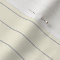 Gray Pinstripe on Off White