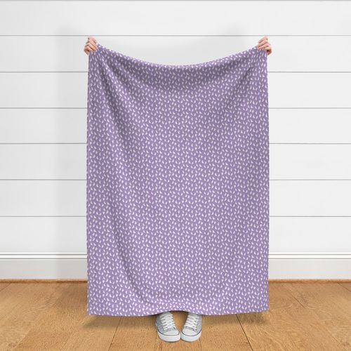 Spooky ghosts boho fright night minimalist halloween design on lilac purple