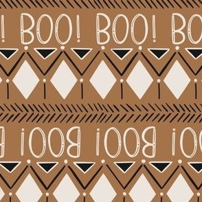 BOO! Spooky Geo in Pumpkin Spice - Large