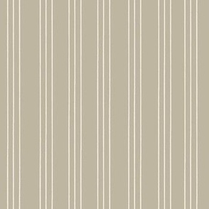 Flour sack stripes Cream and Sea