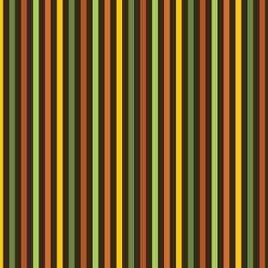 Stripes 70s inspired color palette