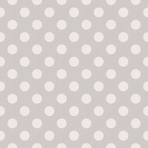 Dark Academia - Polka Dots on Antique Grey - No.001 / Large