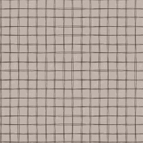 Medium | Simple hand drawn grid lines on warm grey