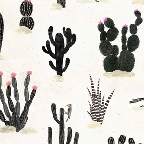 Black cactus (medium)