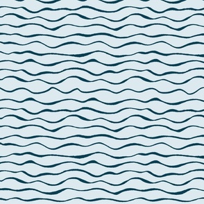 Waves light blue