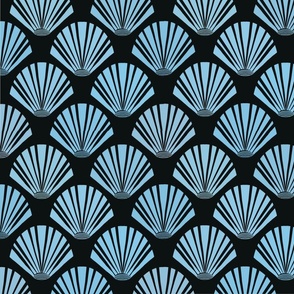 Shells geometric Blues