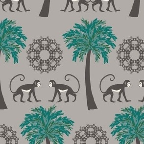 Monkey Forest, large scale, gray