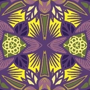 Kaleidoscope - Art Deco Purple 