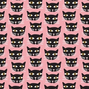 Black Cats | Sm Bubblegum Pink