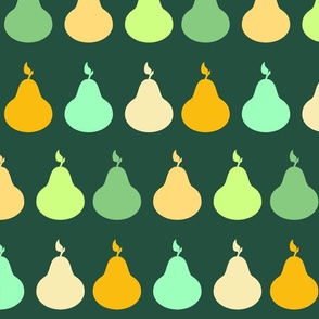 Pears -  deep green