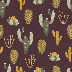 Boho Cactus Dark