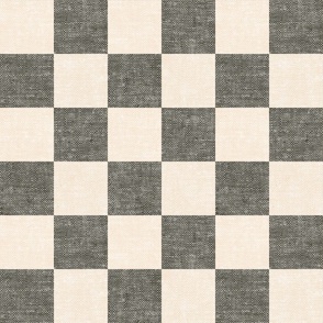 checkerboard - woven checks - neutral -  LAD22