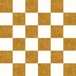 checkerboard - woven checks - golden -  LAD22