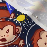 Curious monkey Space Exploration