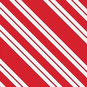 Believe: Red And White Candy Cane Stripe