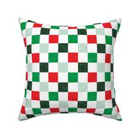 Christmas Checkerboard - Green & Red - LAD22