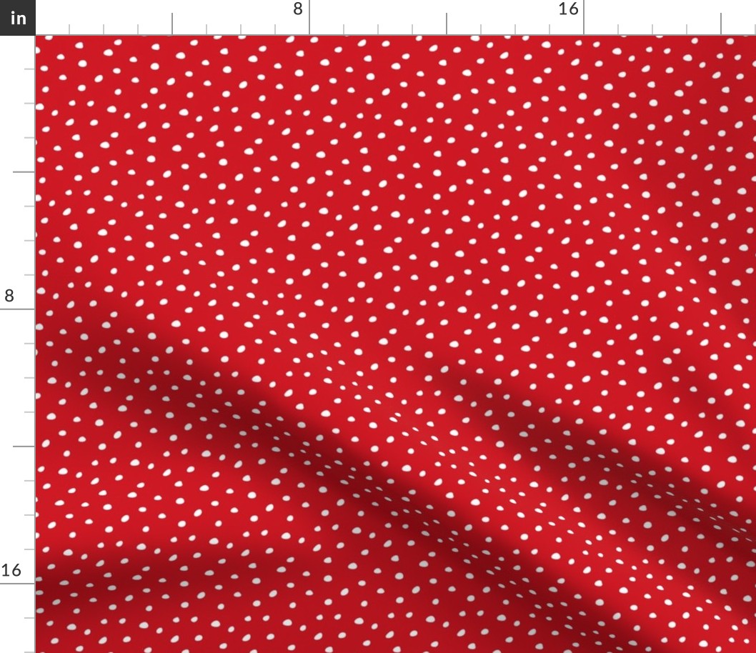 Dark Red Polka Dots - LAD22