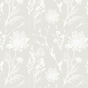 Indigo Prairie Pattern_white on taupe