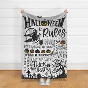 Halloween Rules - 2 Yard Minky Layout