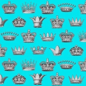 crowns turquoise and grey for Jill