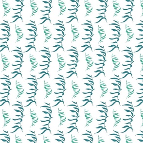 Sea plant pattern