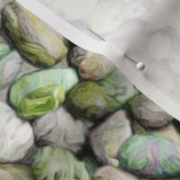 painted agates  olive, lime, beige