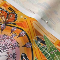 Dakota Deco 3b: Milkweed & Monarch Butterflies