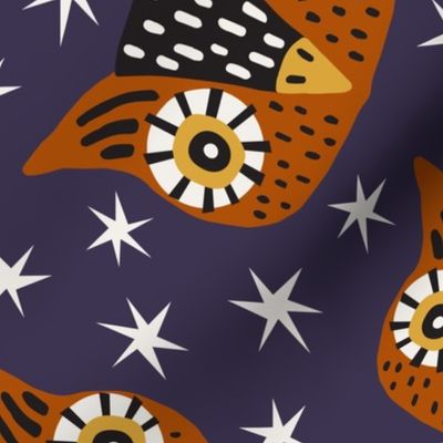 Owl Toss | Lg Purple