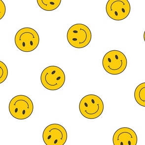 Retro Smiley Face - large scale