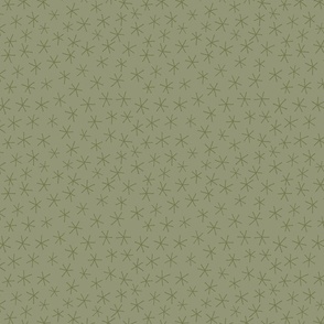Snowflake Green Medium
