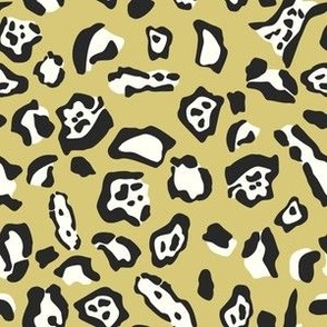Mustard jaguar print