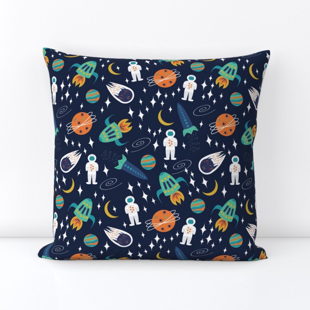 deep blue space- dark blue- medium size