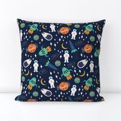 deep blue space- dark blue- medium size