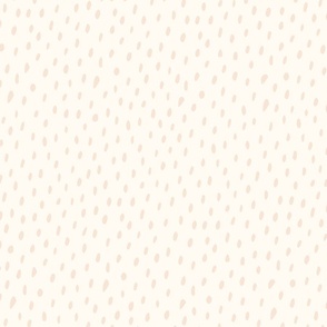 Clover Background dots- beige on cream - xl