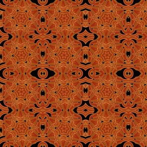 tribal textures - orange