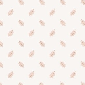 little leaves - pastel pink