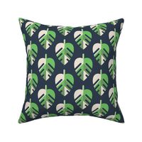 Constellation Monstera navy/green