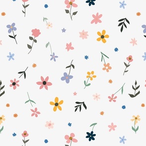 Tilly Floral Scatter Large: A Delightful Design for Nurseries and Beyond