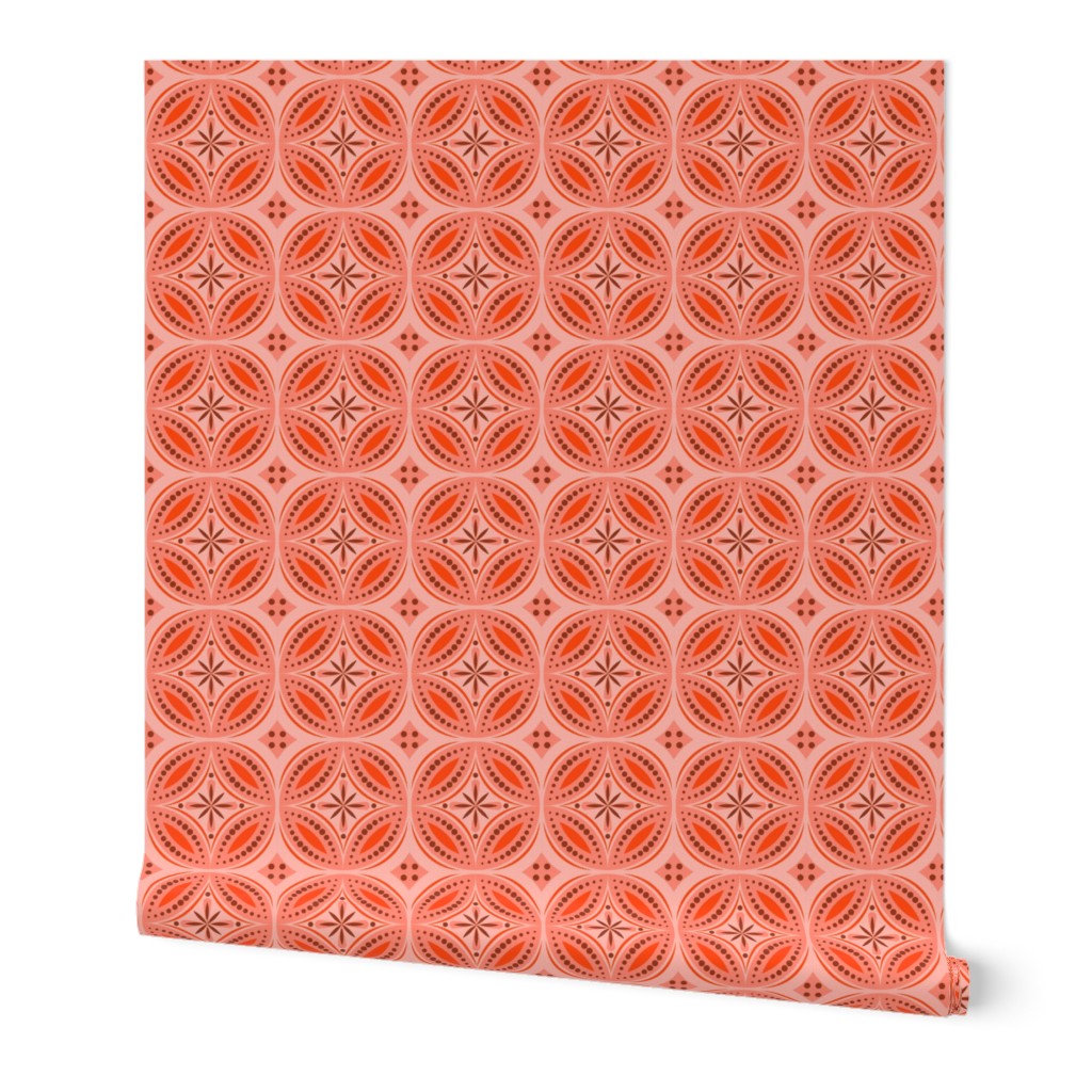 Moroccan Tiles (Red/Orange)