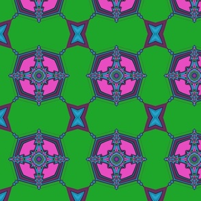 psychedelic octagon lattice 