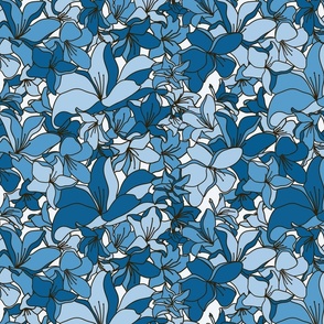 Optimistic Flowers (24") - blue (ST2022OF)