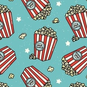 popcorn teal
