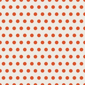 Orange Polka Dots