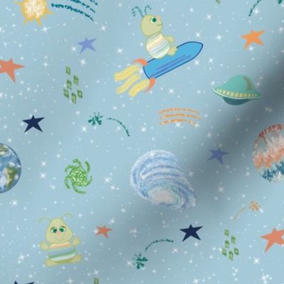 Space, Baby, Aliens, Planets, Stars, "JG Anchor Designs", #Space #Baby #Boys
