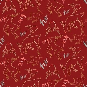 Rudolph's Romp (Red) by Lindsay Potter Creative