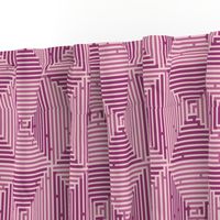 Patchwork Maze Petal Solid Color Pinks