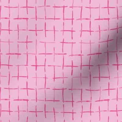 checker lines pink