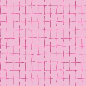 checker lines pink