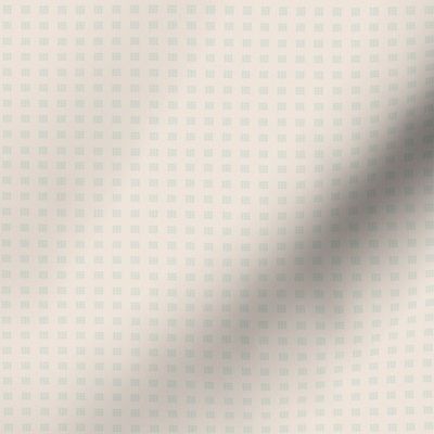 Plotted: Linen & Celadon Geometric Dot, Modern Small Print, Tiny Dots