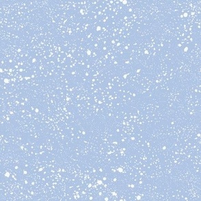 1315 - Snow and Dreamy Blue Sky - Ink Splatter